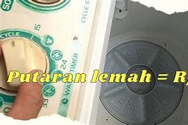 Putaran Mesin Cuci Lepas Sendiri